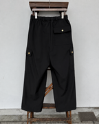 CHANGE BUTTON SOLOTEX®︎ CARGO SLACKS - BLACK