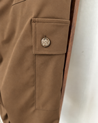 【LIMITED COLOR】CHANGE BUTTON SOLOTEX®︎ CARGO SLACKS - BROWN
