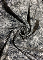 Mercury Mini Button Paisley Black Collar Shirt - JAPAN MADE