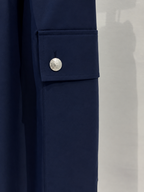 MERCURY COIN CHANGE BUTTON SOLOTEX®︎ CARGO SLACKS - NAVY