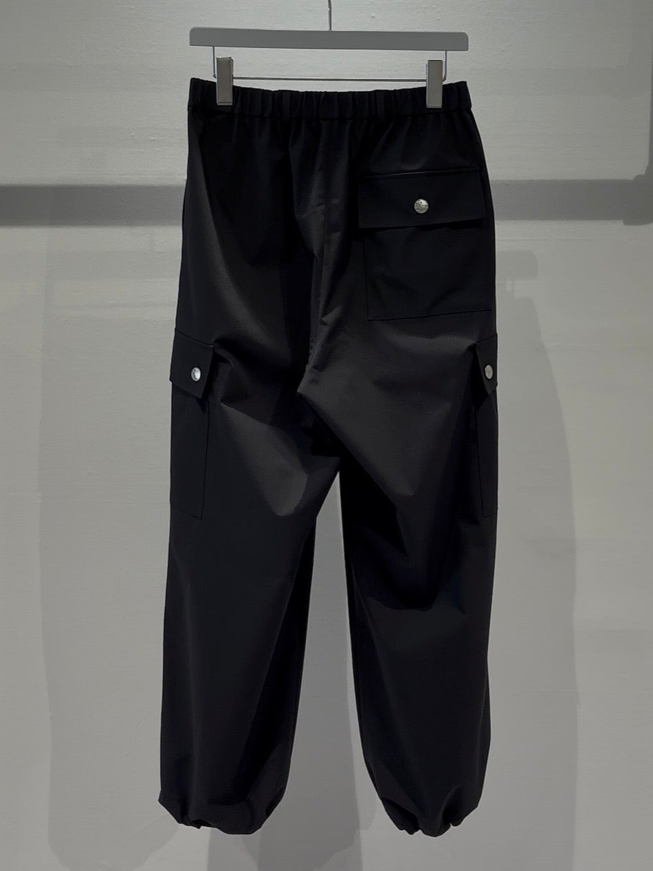 MERCURY COIN CHANGE BUTTON SOLOTEX®︎ CARGO SLACKS - BLACK