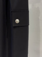 MERCURY COIN CHANGE BUTTON SOLOTEX®︎ CARGO SLACKS - BLACK