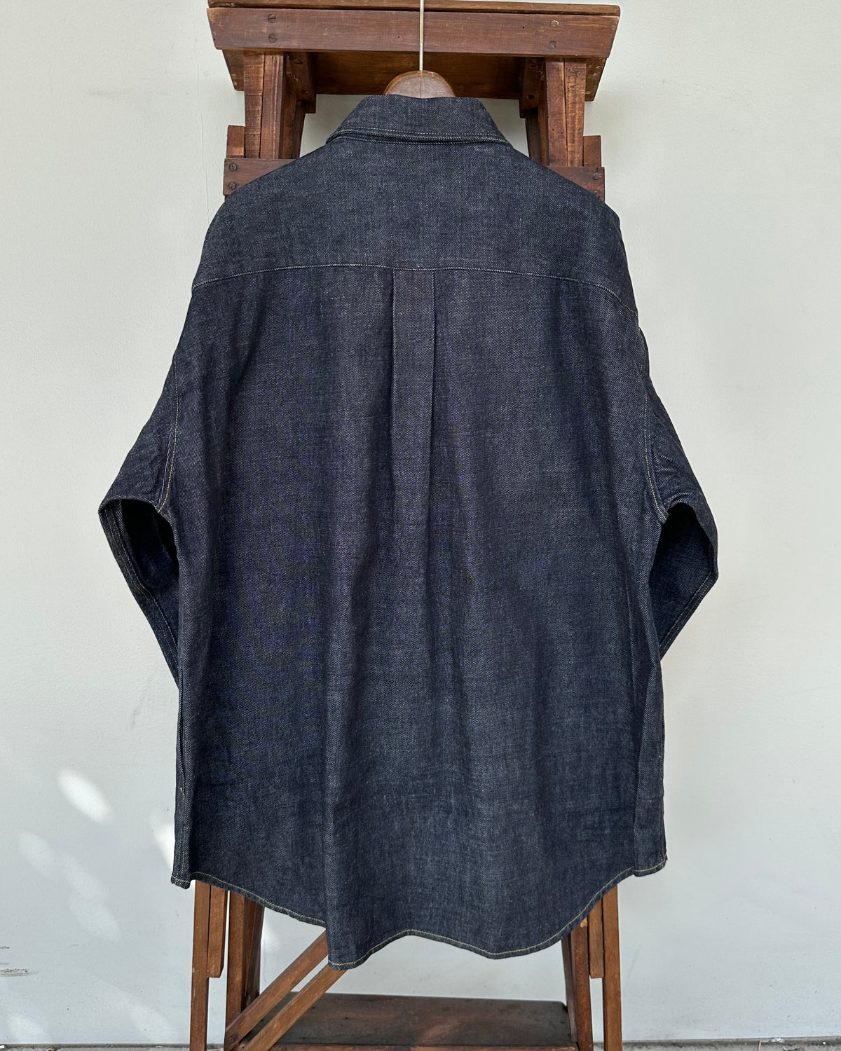 【Lightning 11月号掲載】MERCURY BUTTON 12OZ DENIM JACKET SHIRTS（INDIGO） - PAST-005