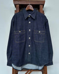 【Lightning 11月号掲載】MERCURY BUTTON 12OZ DENIM JACKET SHIRTS（INDIGO） - PAST-005