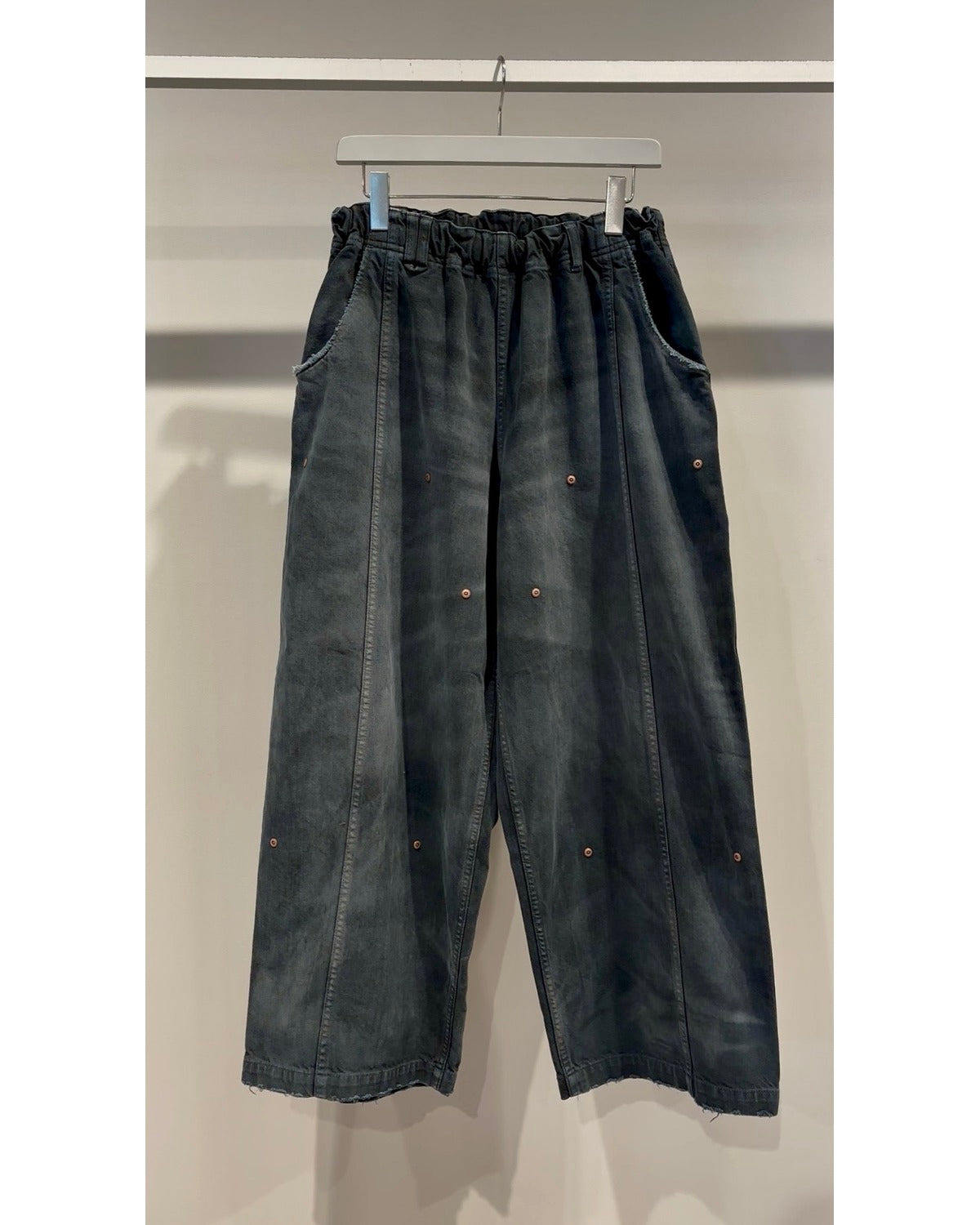 【VOO × PAST OF PROGRESS】LOOP D.P BALLOON DAMAGED / SUMI BLACK