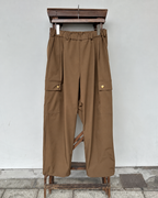 【LIMITED COLOR】CHANGE BUTTON SOLOTEX®︎ CARGO SLACKS - BROWN