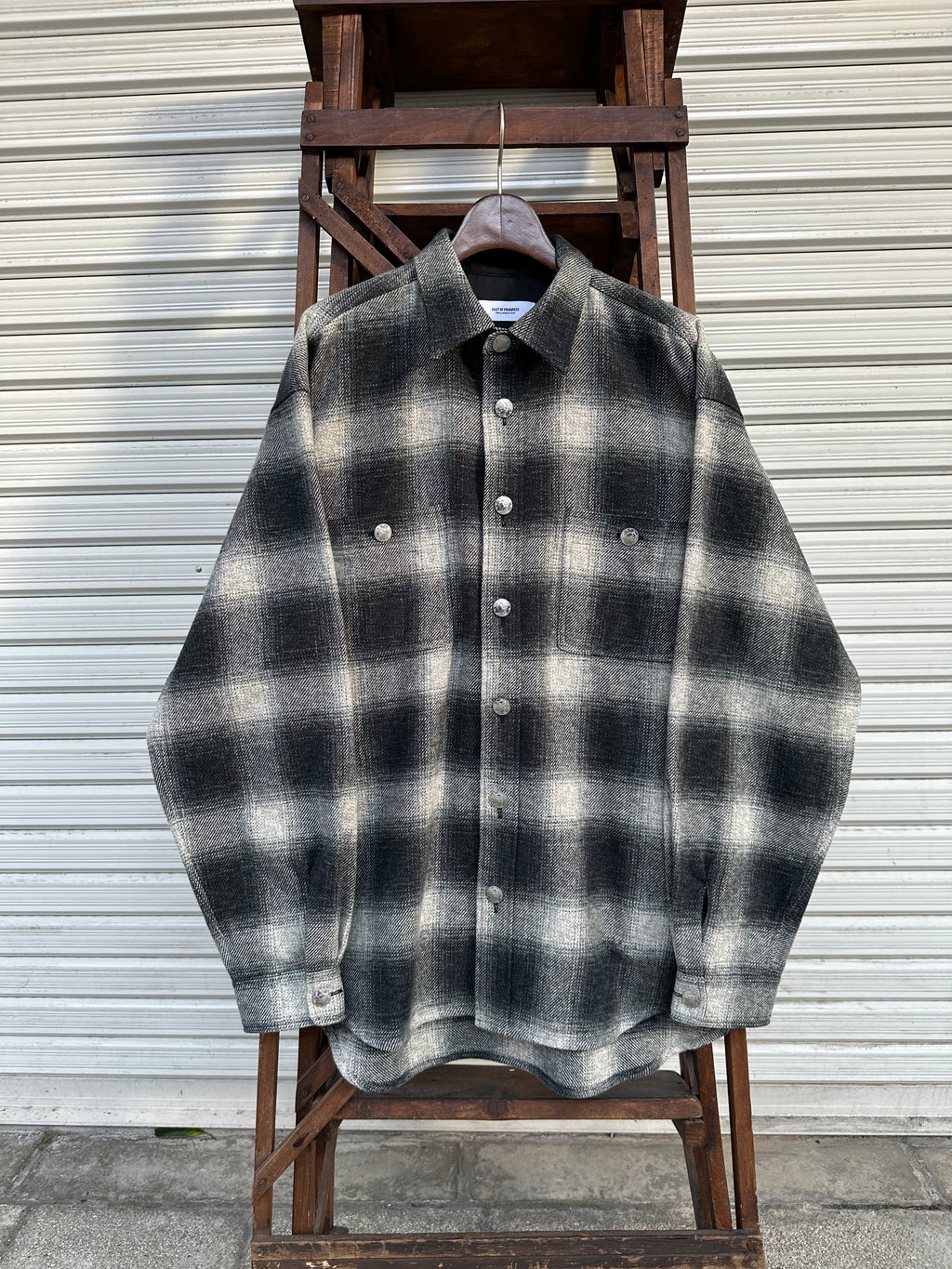 Mercury Button Ombre Shirt Jacket PAST-005