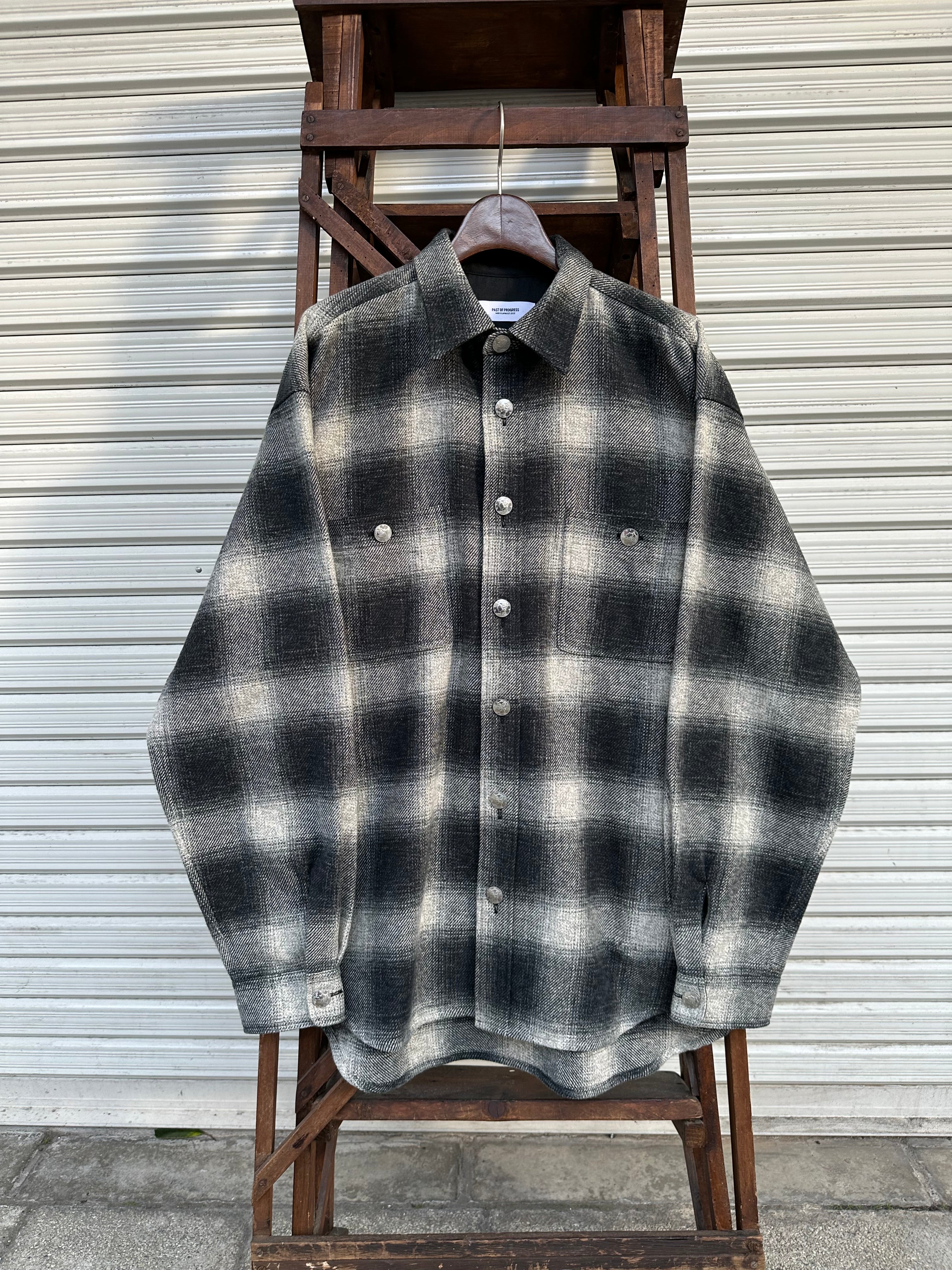 Mercury Button Ombre Shirt Jacket PAST-005