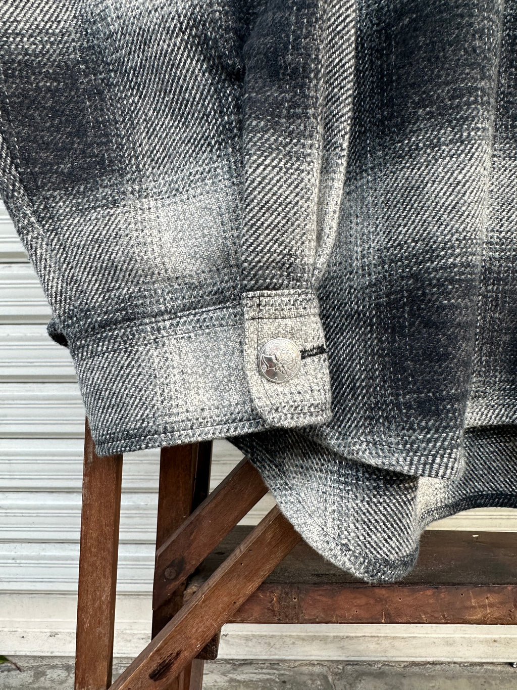 Mercury Button Ombre Shirt Jacket PAST-005