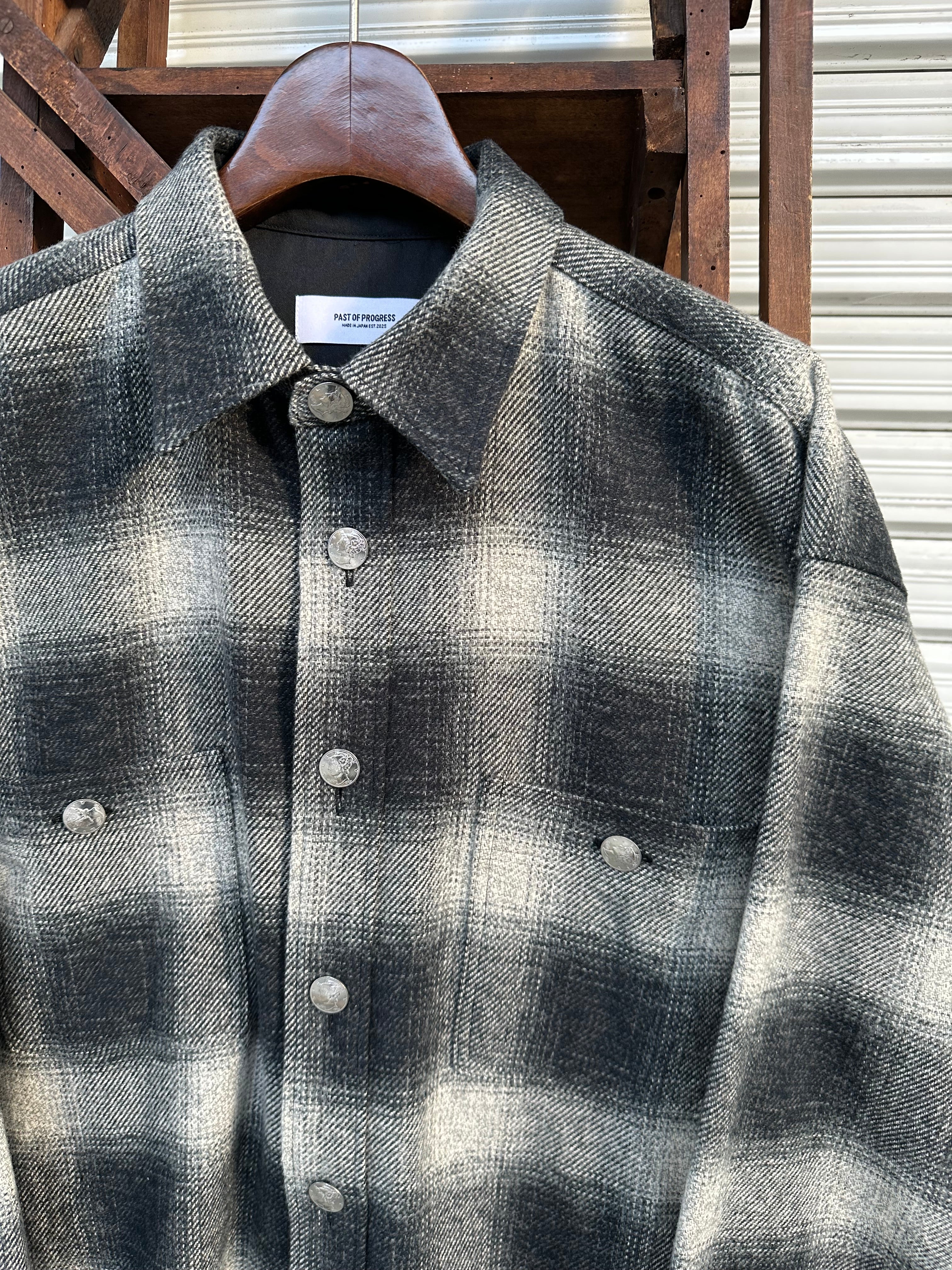 Mercury Button Ombre Shirt Jacket PAST-005