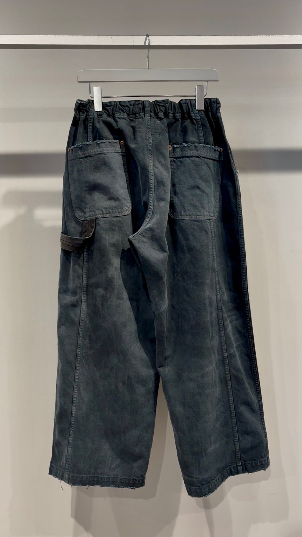 【VOO × PAST OF PROGRESS】LOOP D.P BALLOON DAMAGED / SUMI BLACK