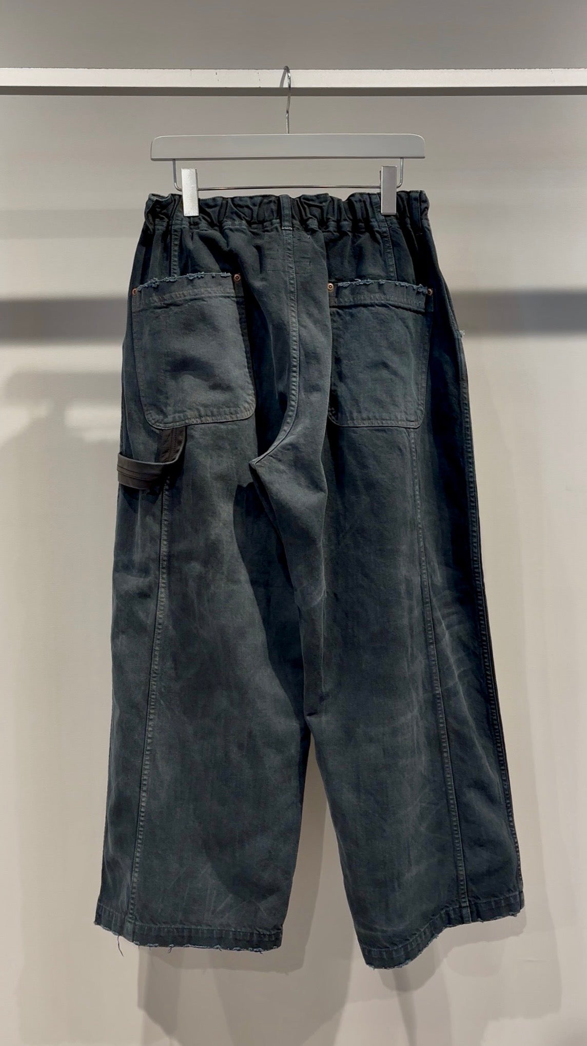 【VOO × PAST OF PROGRESS】LOOP D.P BALLOON DAMAGED / SUMI BLACK