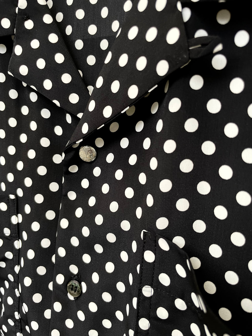 Mercury Mini Button【京都抜染】DOT 開襟 SHIRTS