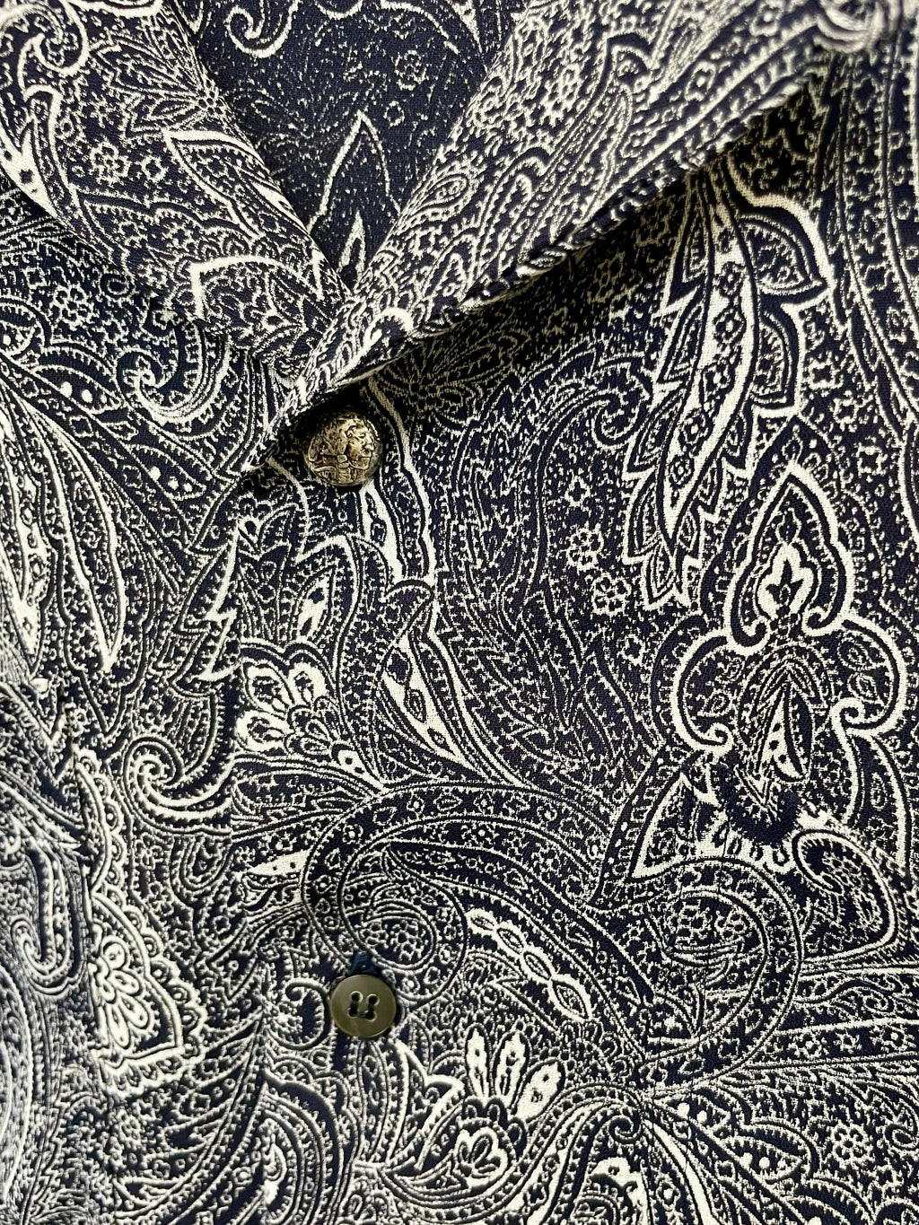 Mercury Mini Button【JAPAN MADE】PAISLEY 開襟 SHIRTS