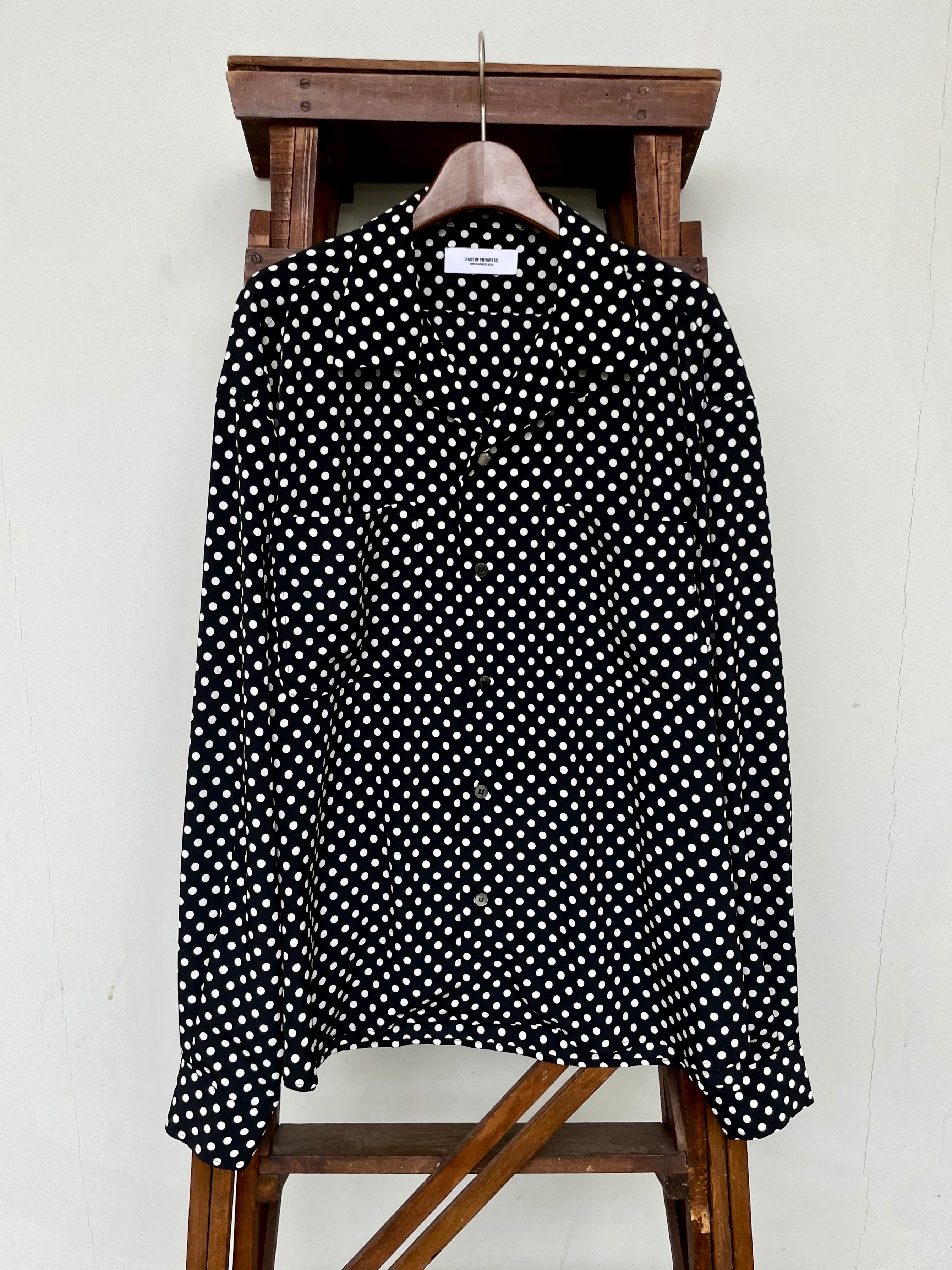 Mercury Mini Button【京都抜染】DOT 開襟 SHIRTS