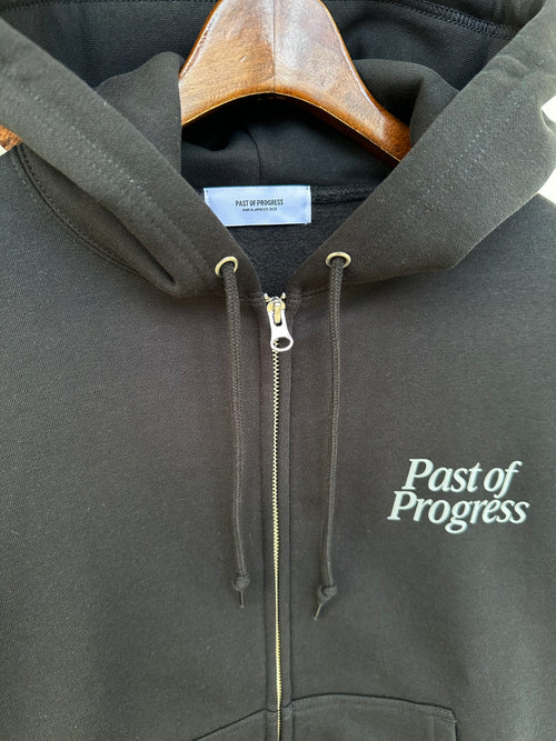 CLASSIC LOGO BOX TANTAKE HOODIE（BLACK - FRONT PRINT）PAST-006-α