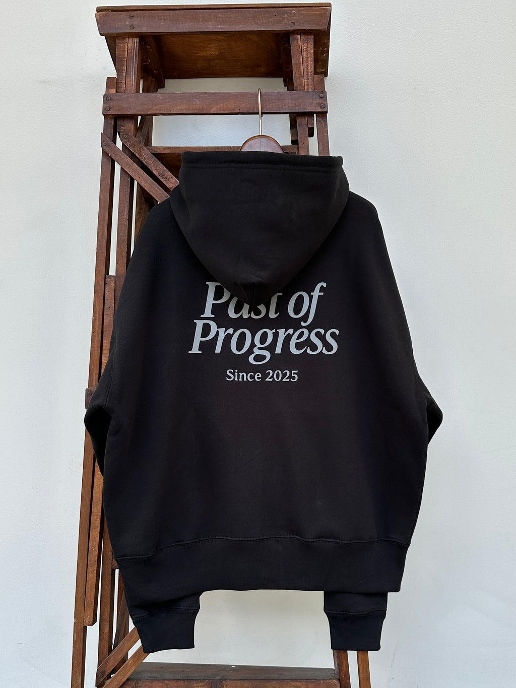 CLASSIC LOGO BOX TANTAKE HOODIE（BLACK）PAST-006