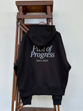 CLASSIC LOGO BOX TANTAKE HOODIE（BLACK）PAST-006