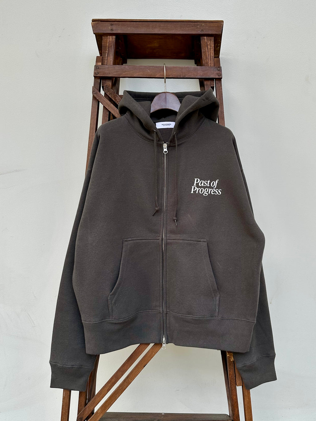 CLASSIC LOGO BOX TANTAKE HOODIE（VINTAGE BLACK）PAST-006