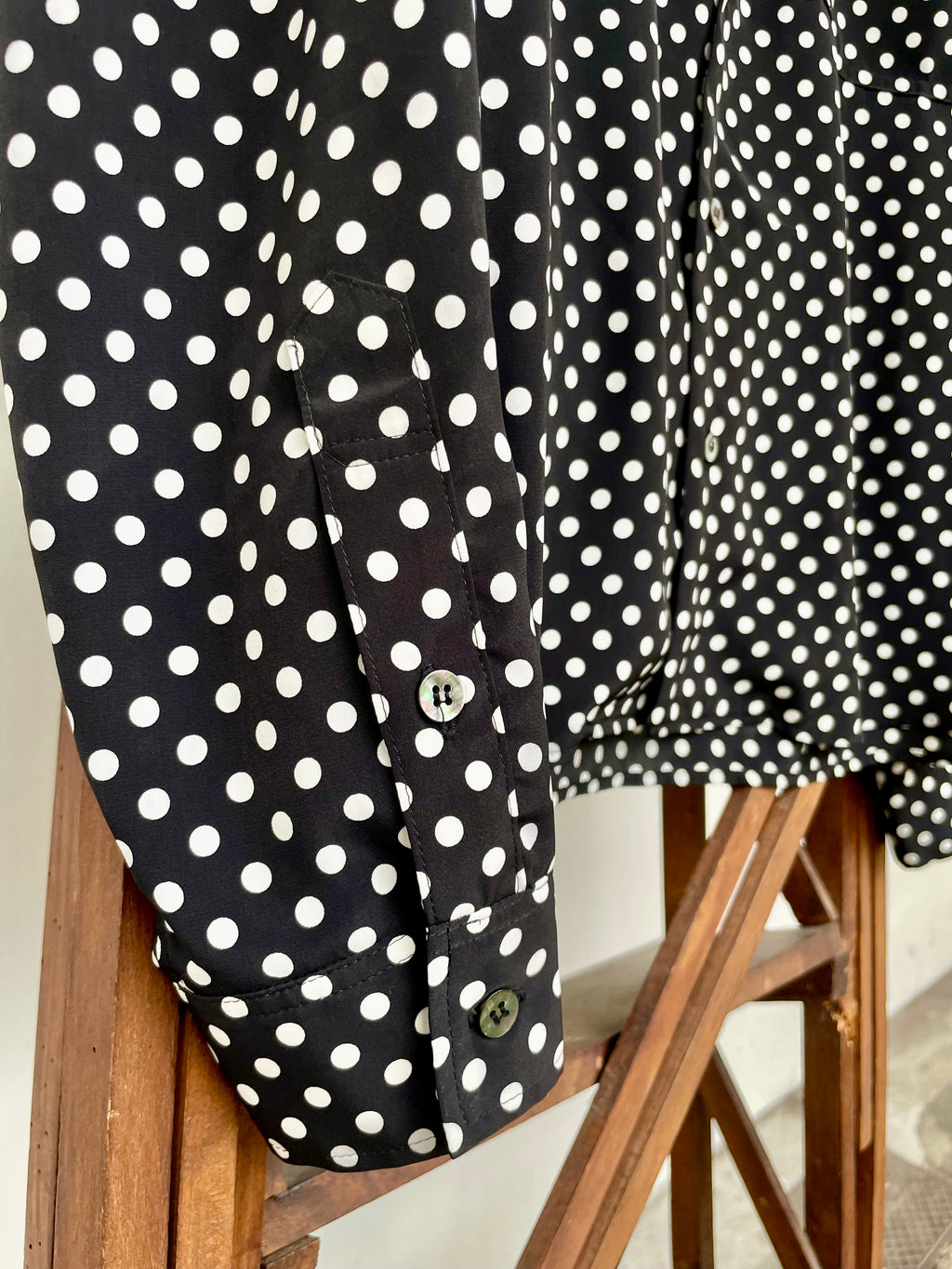 Mercury Mini Button【京都抜染】DOT 開襟 SHIRTS