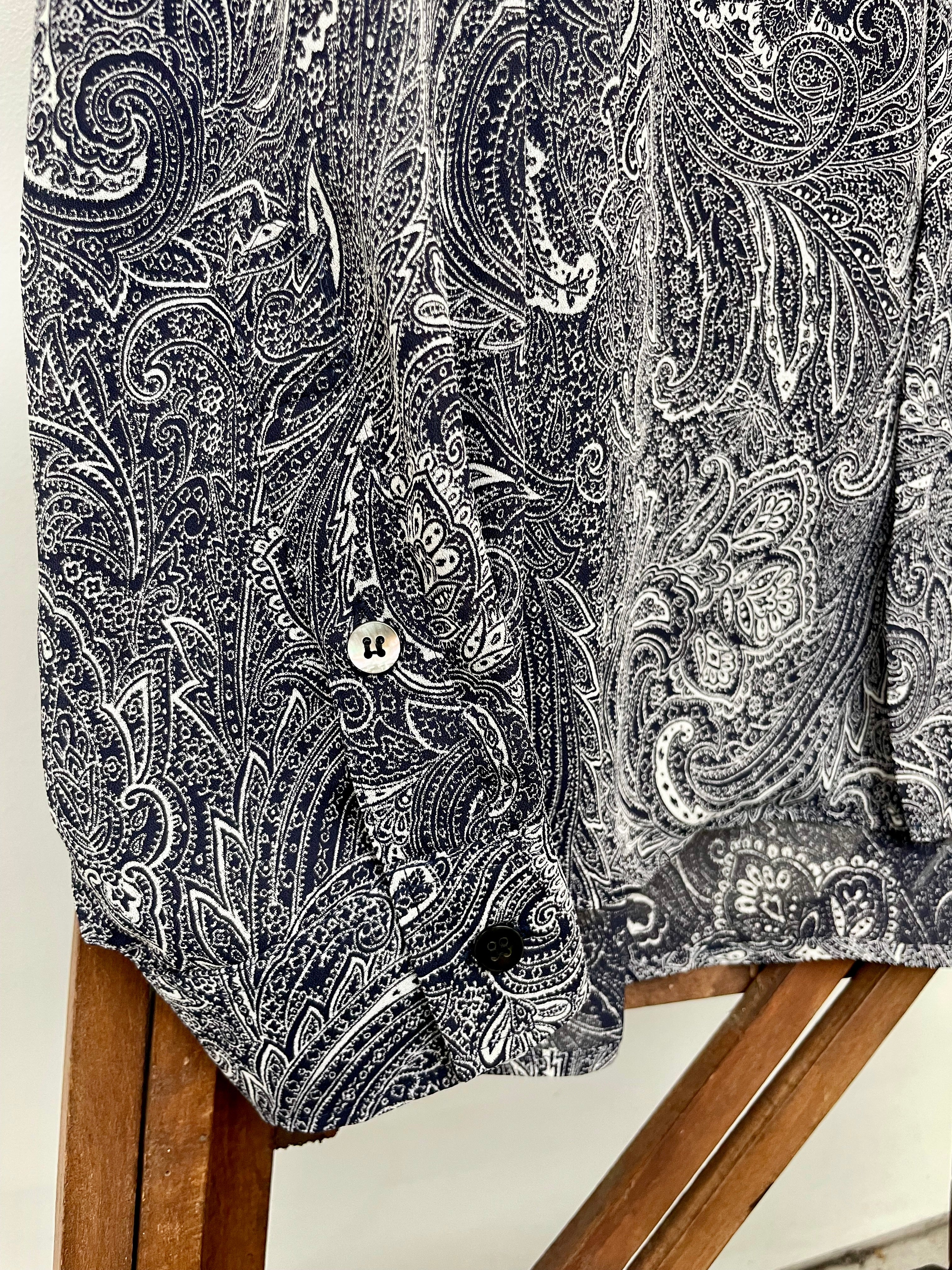 Mercury Mini Button【JAPAN MADE】PAISLEY 開襟 SHIRTS