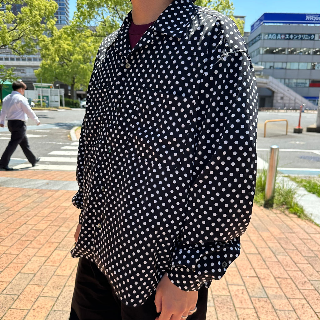 【京都抜染】DOT 開襟 SHIRTS