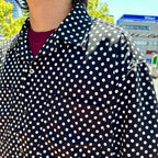 【京都抜染】DOT 開襟 SHIRTS