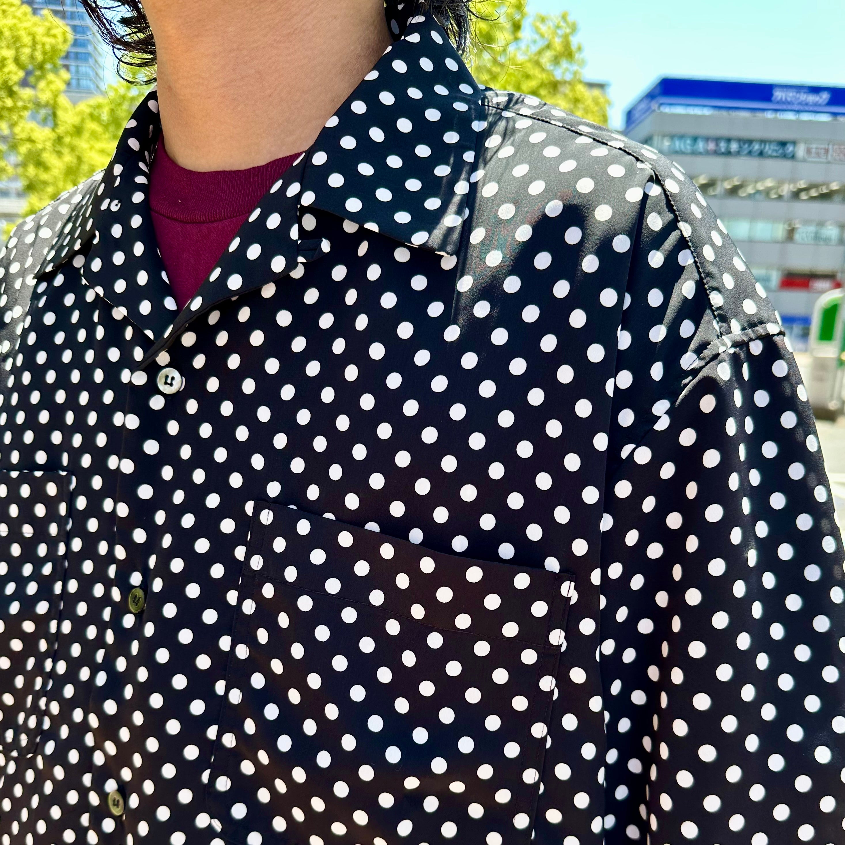 【京都抜染】DOT 開襟 SHIRTS