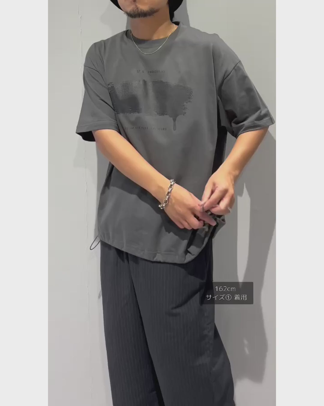 PHILOSOPHY BALLON T-SHIRT【BLACK】