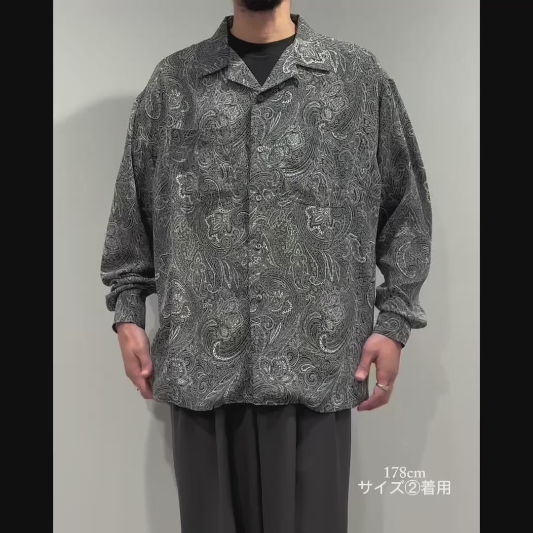 Mercury Mini Button【JAPAN MADE】PAISLEY 開襟 SHIRTS