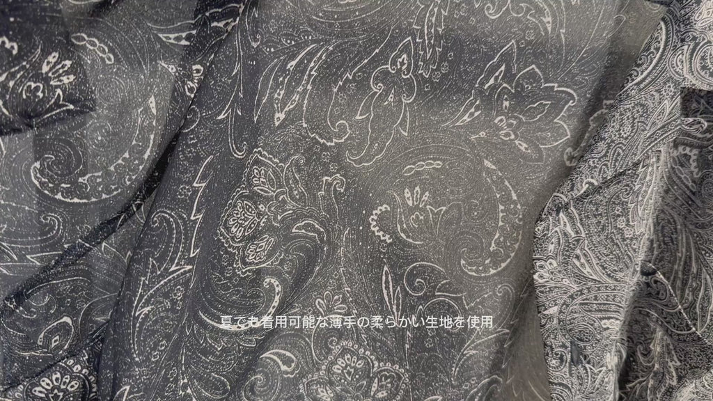 Mercury Mini Button【JAPAN MADE】PAISLEY 開襟 SHIRTS