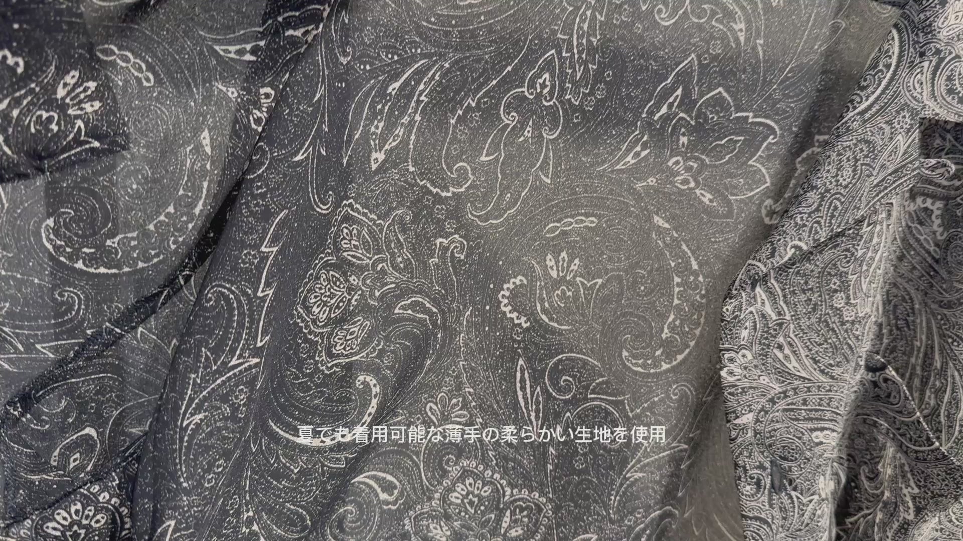 Mercury Mini Button【JAPAN MADE】PAISLEY 開襟 SHIRTS