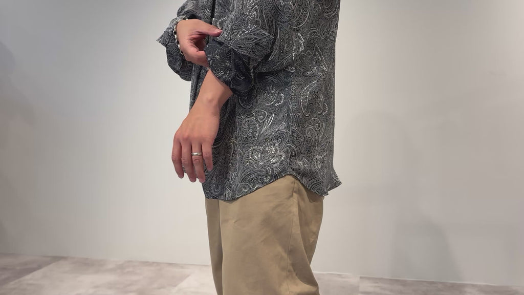 Mercury Mini Button【JAPAN MADE】PAISLEY 開襟 SHIRTS