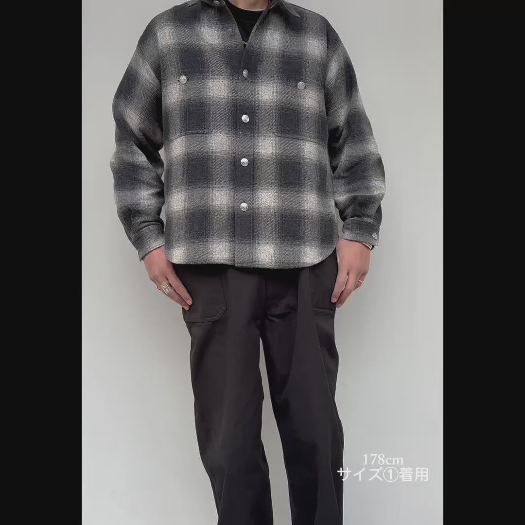Mercury Button Ombre Shirt Jacket PAST-005