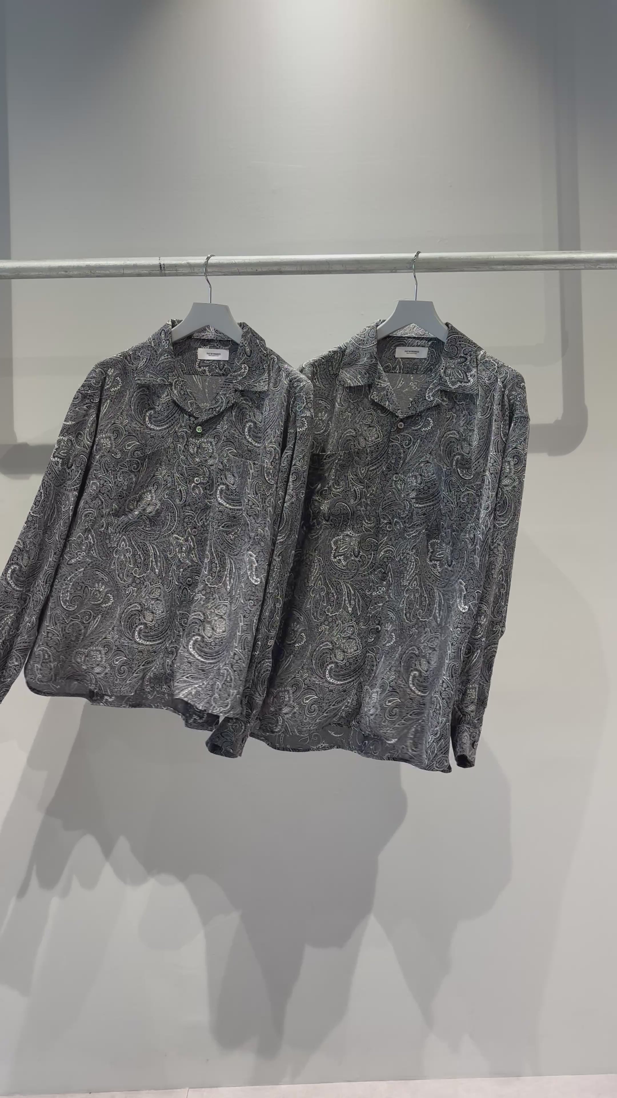 【JAPAN MADE】 PAISLEY 開襟 SHIRTS