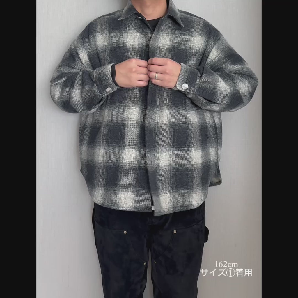 Mercury Button Ombre Shirt Jacket PAST-005