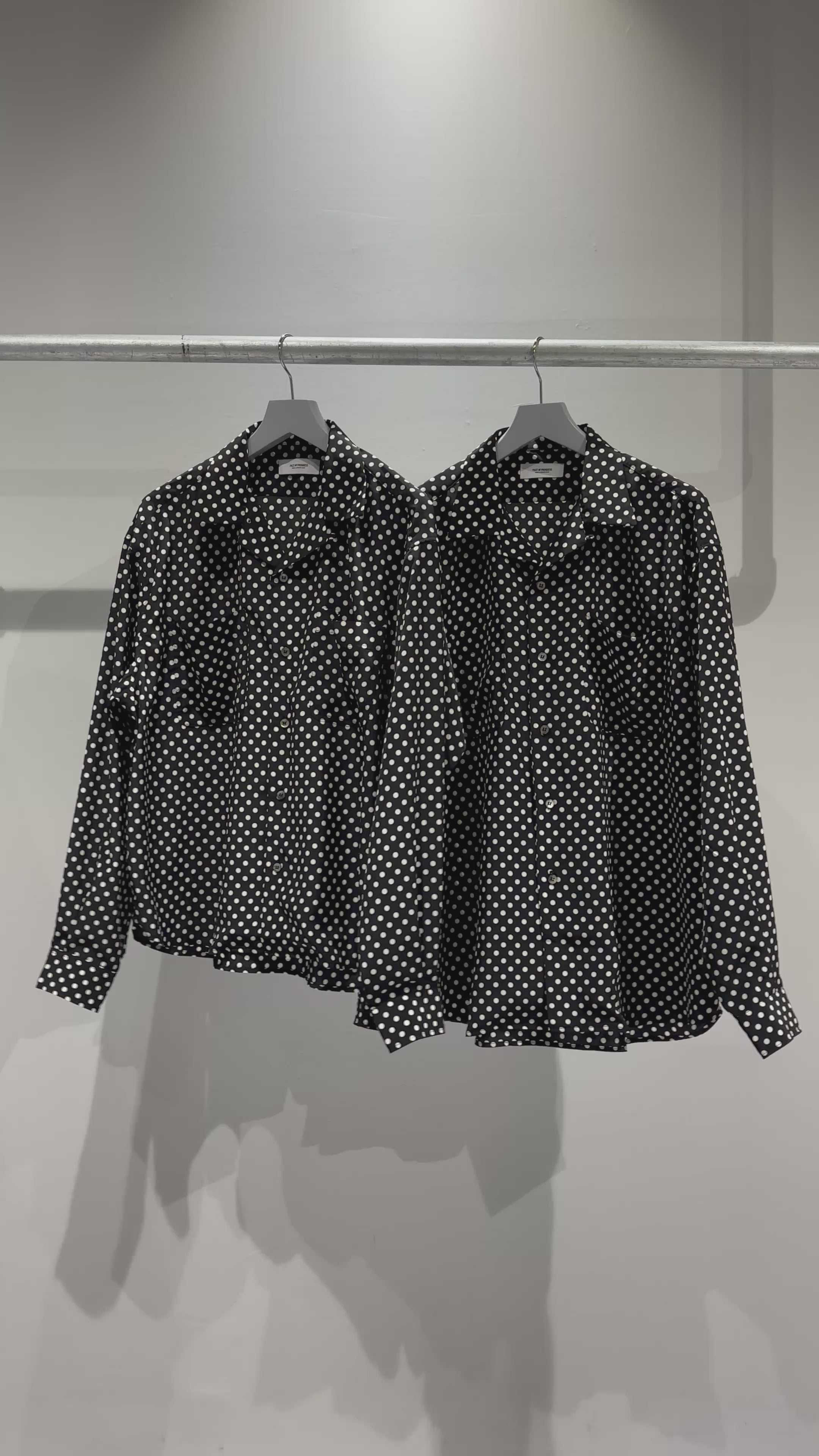 【京都抜染】DOT 開襟 SHIRTS