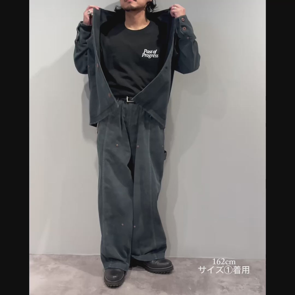 【VOO × PAST OF PROGRESS】LOOP D.P BALLOON DAMAGED / SUMI BLACK