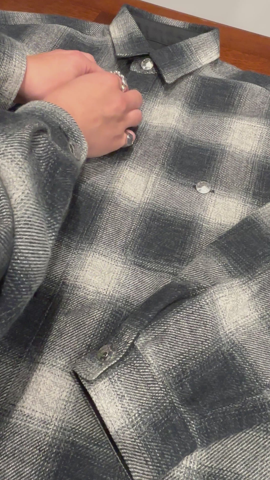 Mercury Button Ombre Shirt Jacket PAST-005