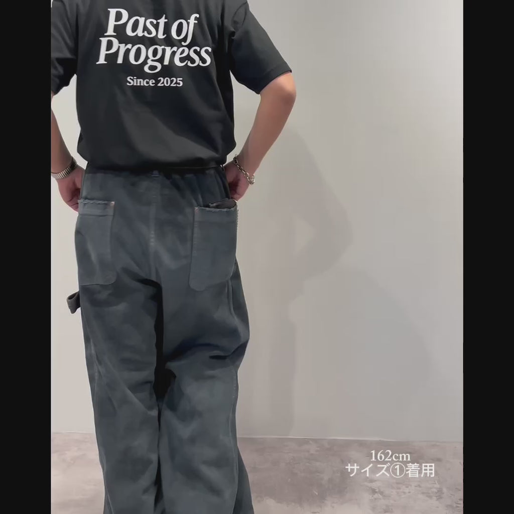 【VOO × PAST OF PROGRESS】LOOP D.P BALLOON DAMAGED / SUMI BLACK